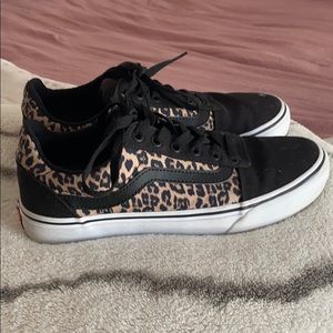 Cheetah print vans